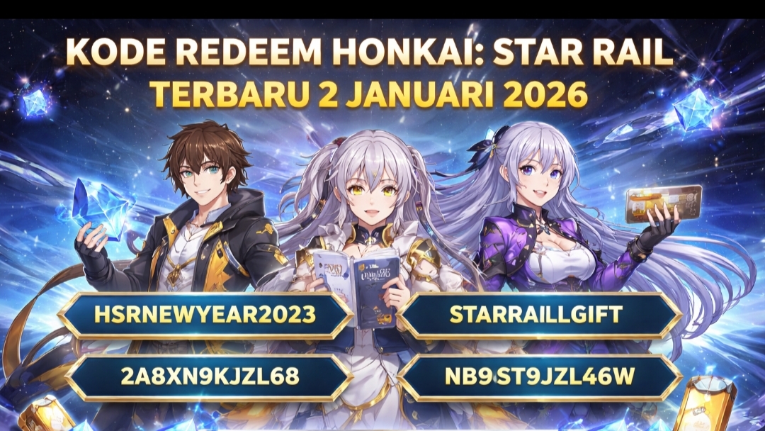 Kode Redeem Honkai: Star Rail Terbaru 2 Januari 2026 | Eksisjambi