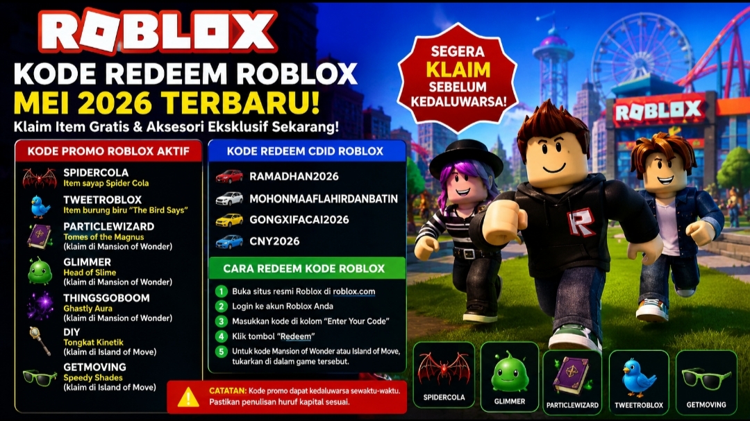 Kode Redeem Roblox Mei 2026 Terbaru Klaim Item Gratis Dan Aksesori IMG 20260510 091831 